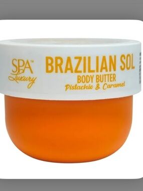 Spa Luxury Brazilian Sol Body Butter Pistachio & Caramel Bundle 6 oz each NEW